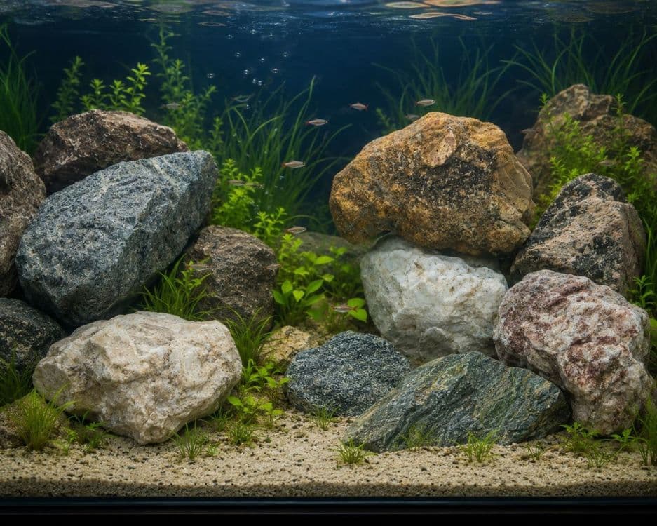 Akvarium toshlari sifatli tabi toshlar
