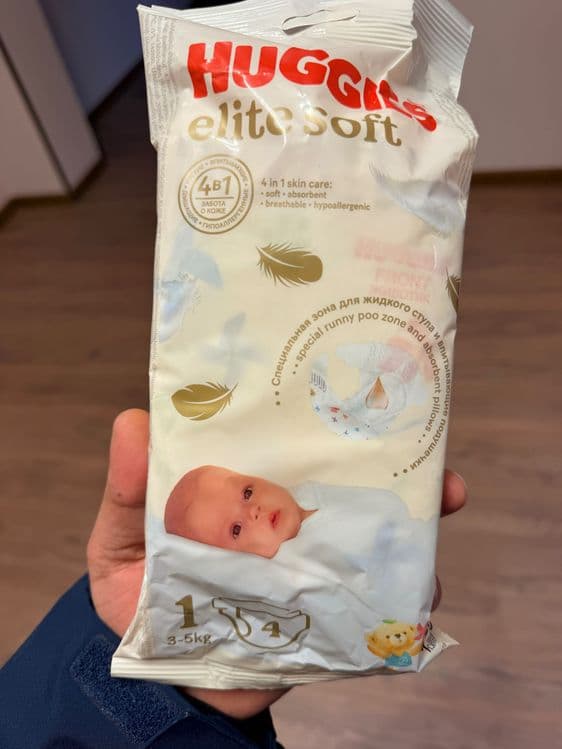 Подгузники Huggies elite soft 1 — 1
