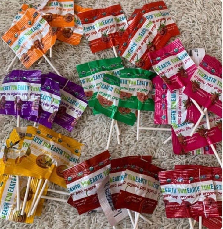 Чупа чупс *Organik chupa chups *Organic pops *YumEarth — 2