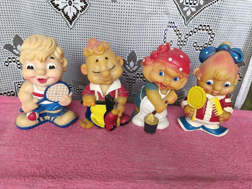 Ёлочные , мягкие , резиновые игрушки СССР — 3