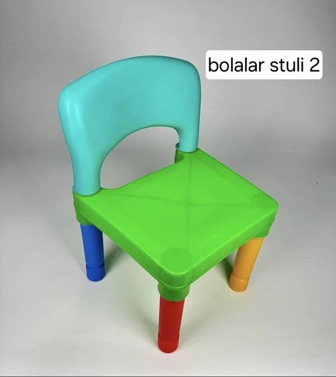 Bolalar uchun mustahkam plastikdan stul — 2