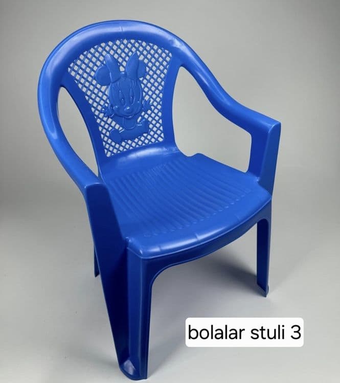 Bolalar uchun mustahkam plastikdan stul — 3