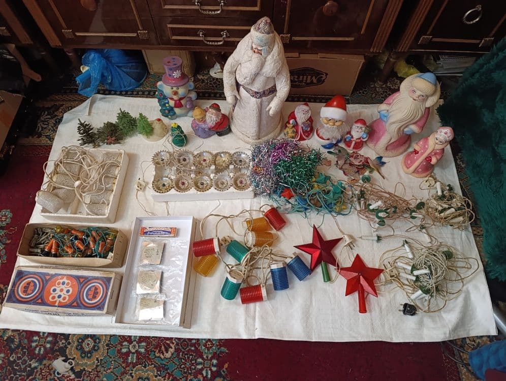 Ёлочные игрушки , гирлянды и всё новогоднее СССР — 1
