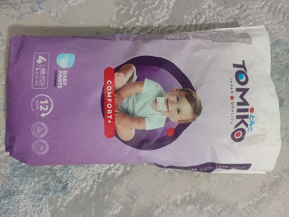 Pampers trusik tomiko comfort+ 4-razmer, pampers 5-razmer — 1