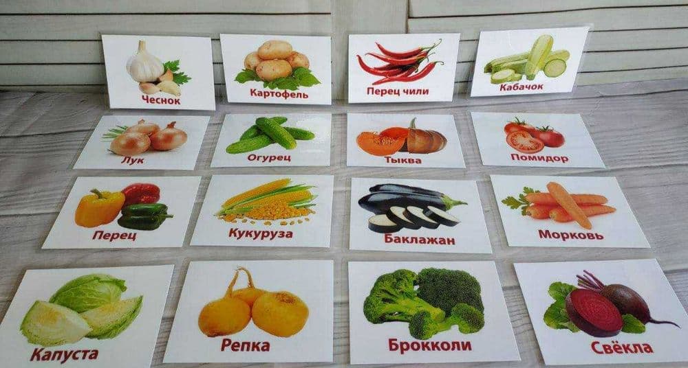 Обучающие карточки для детей — 4
