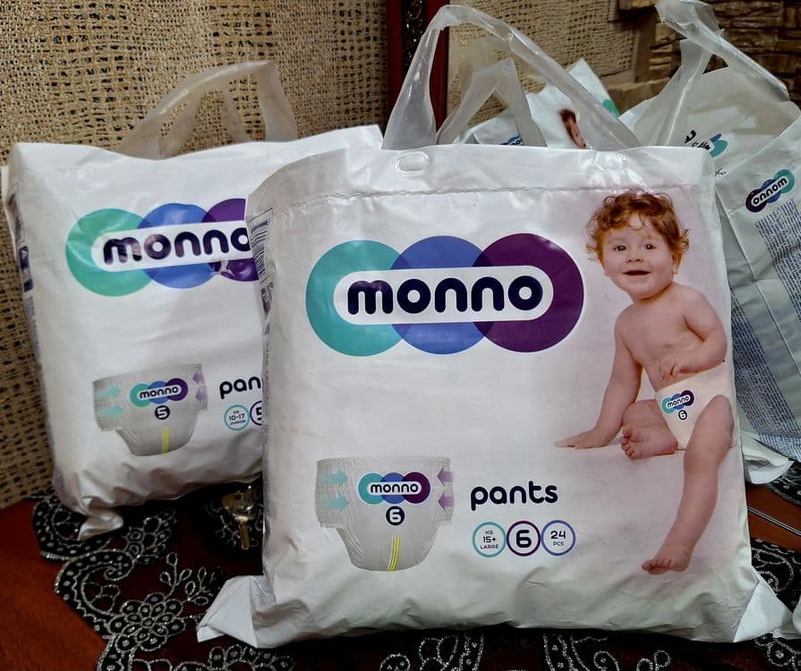 Супер скидка трусики подгузники памперс монно 5 и 6 размер pampers — 1