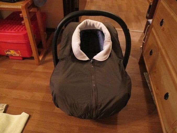 Зимний чехол ( одеяло) для младенца в автолюльку — 4