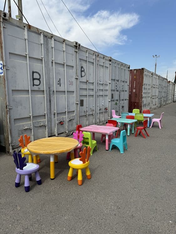Plastmassa stol stul bolalar uchun optom — 2