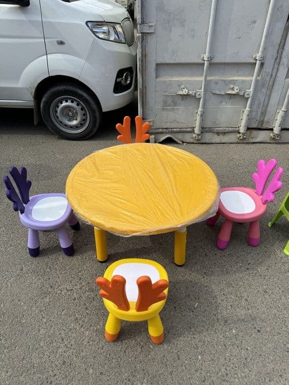 Plastmassa stol stul bolalar uchun optom — 3