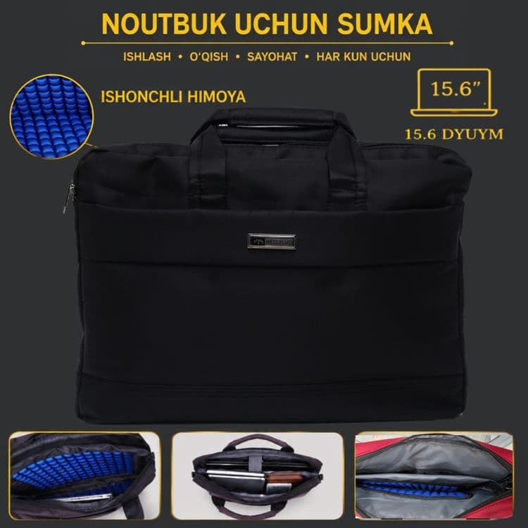 Noutbuk uchun sumka 15,6 dyum. Сумка для ноутбука 15,6 д-м. — 2
