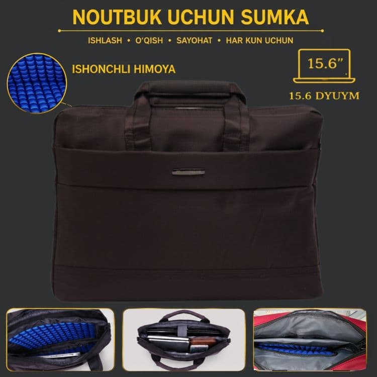 Noutbuk uchun sumka 15,6 dyum. Сумка для ноутбука 15,6 д-м. — 3
