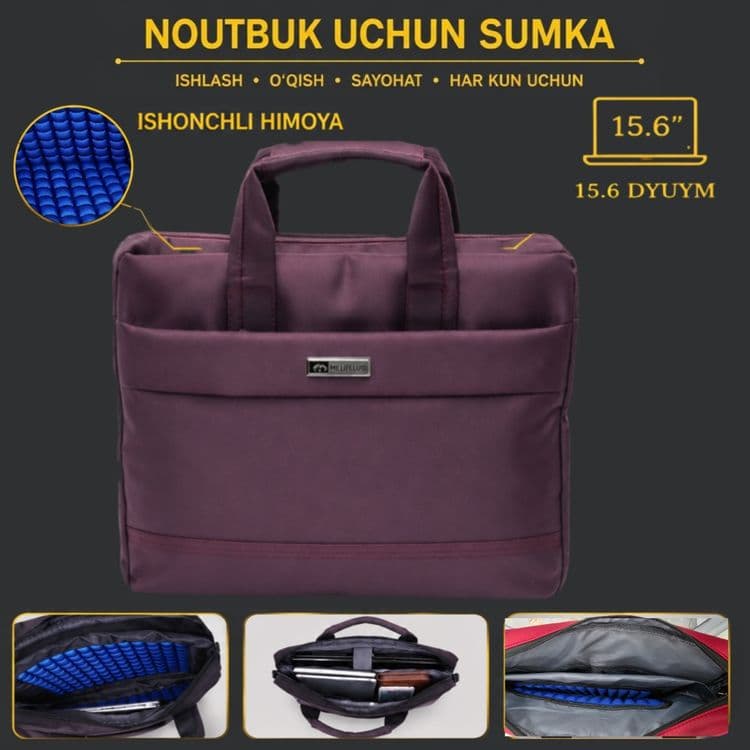Noutbuk uchun sumka 15,6 dyum. Сумка для ноутбука 15,6 д-м. — 5