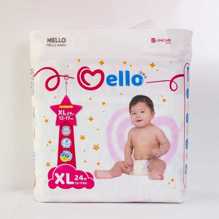 Подгузники и трусики Mello упаковка среднего размера (24-38шт) — 2