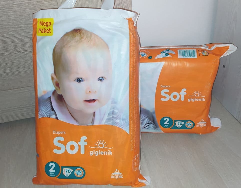 Pampers SOF sotiladi 2 razmerli mega paket .  Arzonga bervoraman . — 1