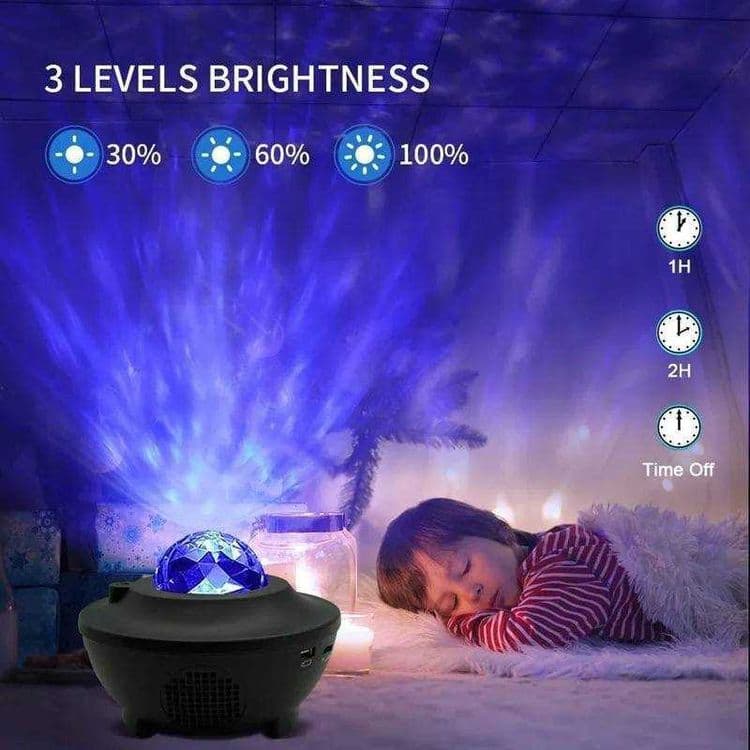 Ночник проектор звездного неба с пультом и Bluetooth колонкой — 5