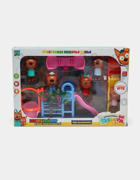 Три Кота игровая площадка, фигурки из мультфильма — 1