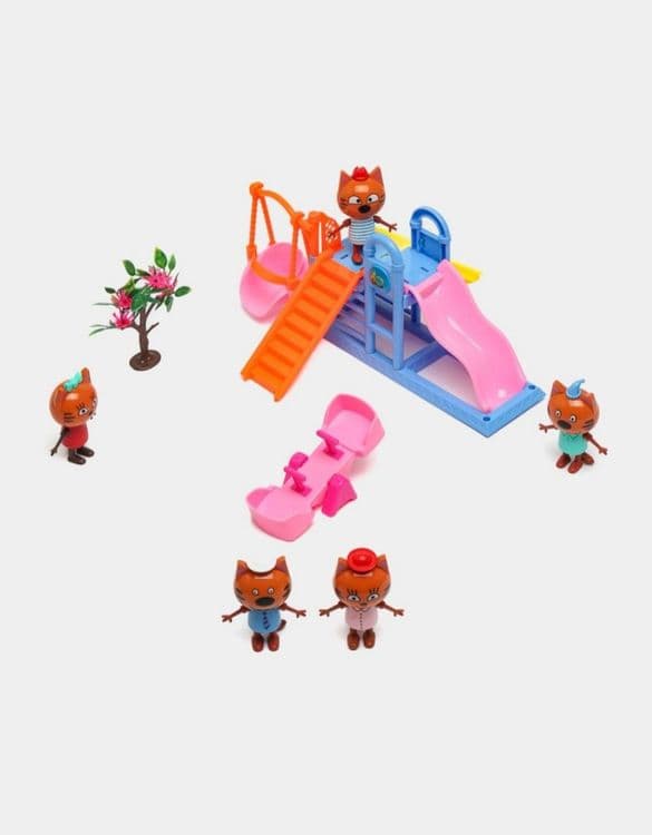 Три Кота игровая площадка, фигурки из мультфильма — 2