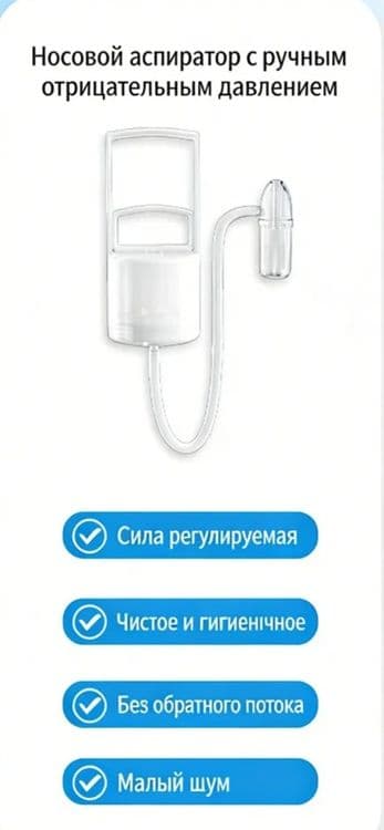 Аспиратор ручной соплеотсос для новорожденных — 6