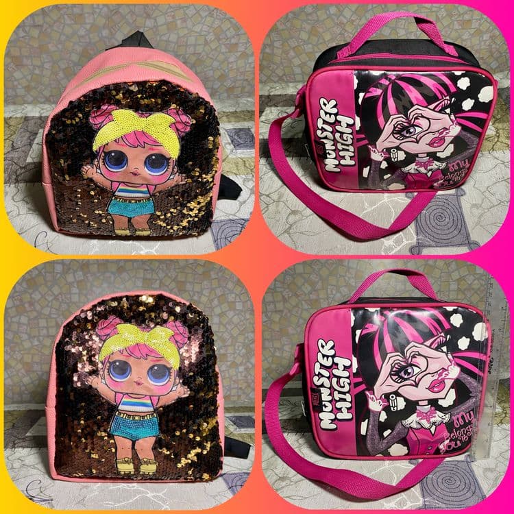 Цена за все! Брэнд.рюкзак и сумка для девочки.LOL,Monster High.Mattel. — 1