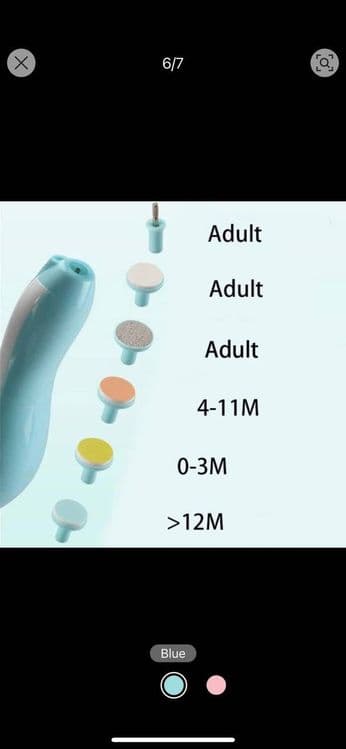 Детская электронная пилка для ногтей — 2