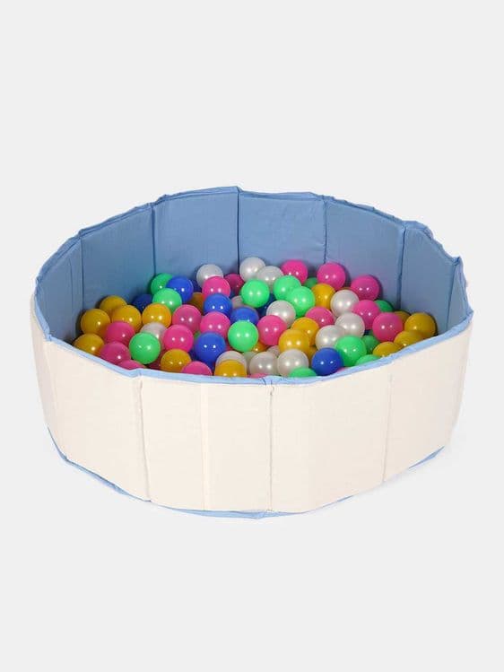 Детский сухой бассейн без шариков UNIX Kids Смайл / Smile 100 см, — 6