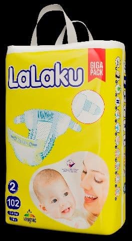 Bolalar tagliklari LALAKU Giga pack. Детские подгузники LALAKU Giga уп — 2