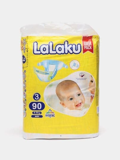 Bolalar tagliklari LALAKU Giga pack. Детские подгузники LALAKU Giga уп — 3