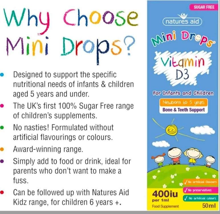 Mini Drops D3, Original — 2
