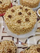 Kesma chak chak tort shaklida