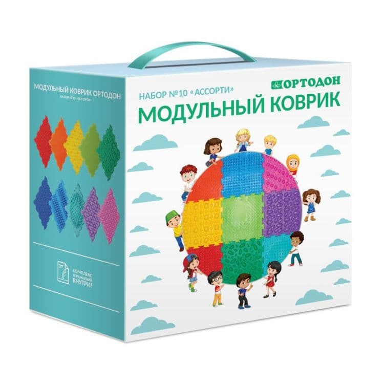 Модульные коврики ОРТОДОН "Ассорти" 6 шт — 1