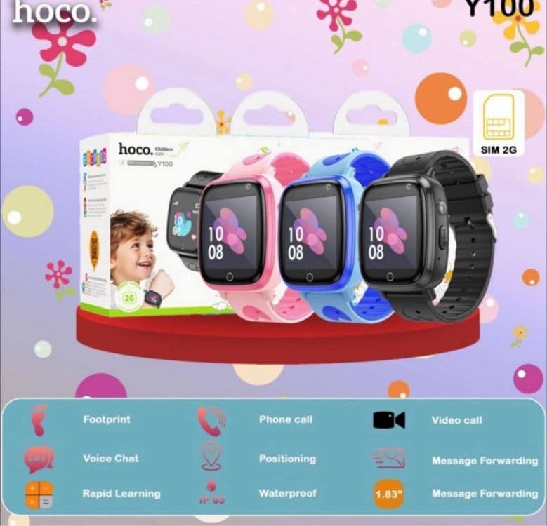 Hoco Y100 bolalar agilliy soati 2G, ip65 / Детские умные часы Носо — 7