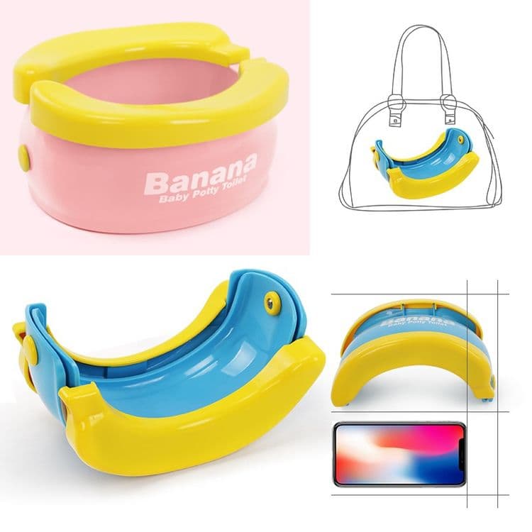 Горшок детский дорожный  Kids Portable Toilet Training Baby — 3