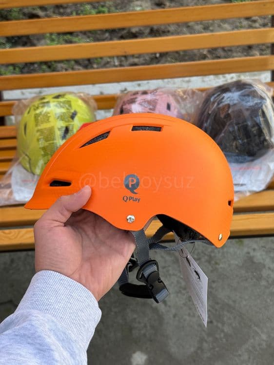 Детский шлем QPlay Manbo Helmet – оригинал защита 2–6 лет — 4