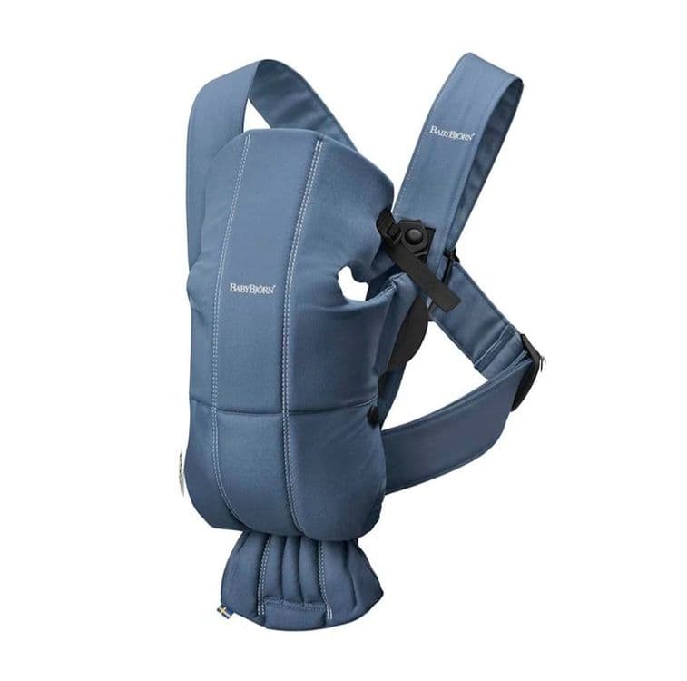BabyBjorn Mini, Woven, индиго — 1