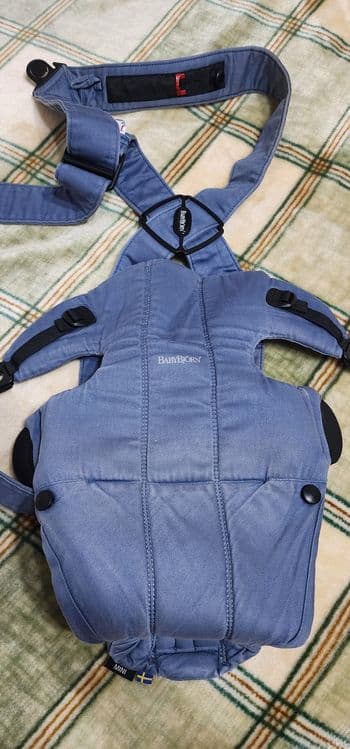 BabyBjorn Mini, Woven, индиго — 3