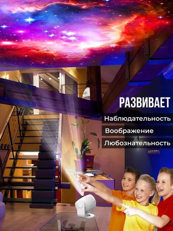 Проектор-планетарий Звездное небо HD 13 проекции — 4