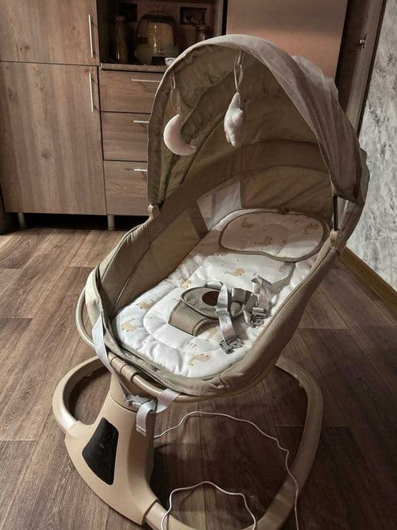 Kidilo 3 in 1 Deluxe  детские электронные качели-шезлонг