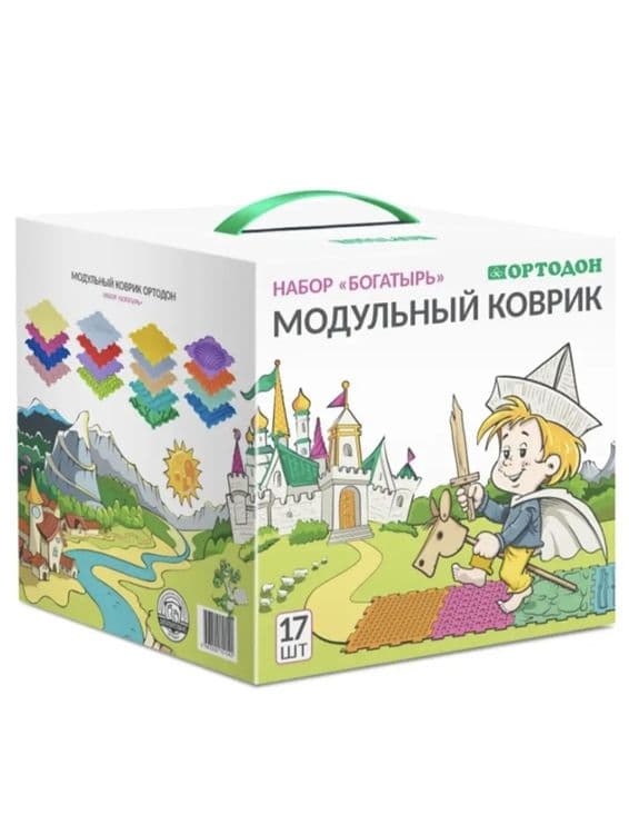 Массажный модульный коврик 17шт — 5