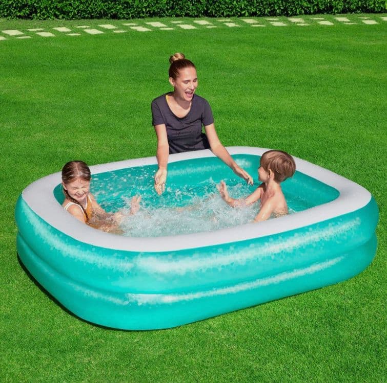 Детский бассейн intex BESTWAY baseyn 201×150×51 надувной бассейн basse — 7