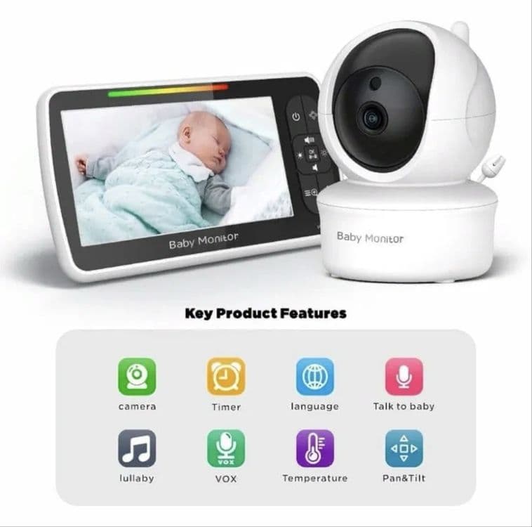 Умная беспроводная и доступная видеоняня Baby Monitor Доставка есть! — 2