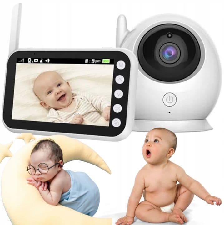 Умная беспроводная и доступная видеоняня Baby Monitor Доставка есть! — 4