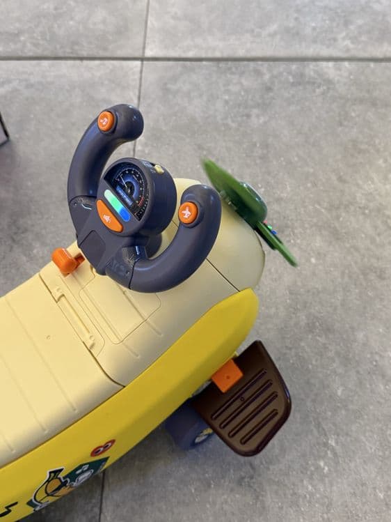 Детская каталка Hola 4в1 Banana Plane c ручкой, 12-36 мес — 3