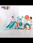 Детская горка и качели Боллар батут