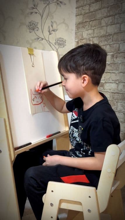 Детский комплект стол , стул 3в1 из ЭКО фанеры — 4