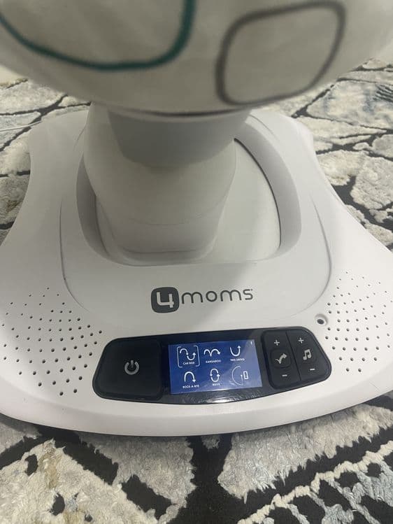 Shezlong шезлонг качалка 4moms mamaRoo4 2022 года хорошое состояние — 6