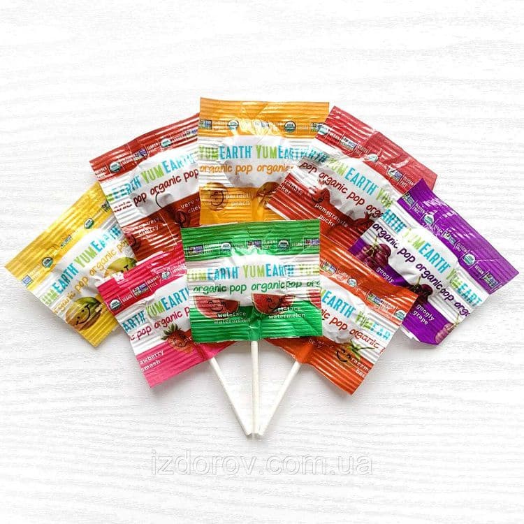 Yumearth lollipops (леденцы, ch — 5