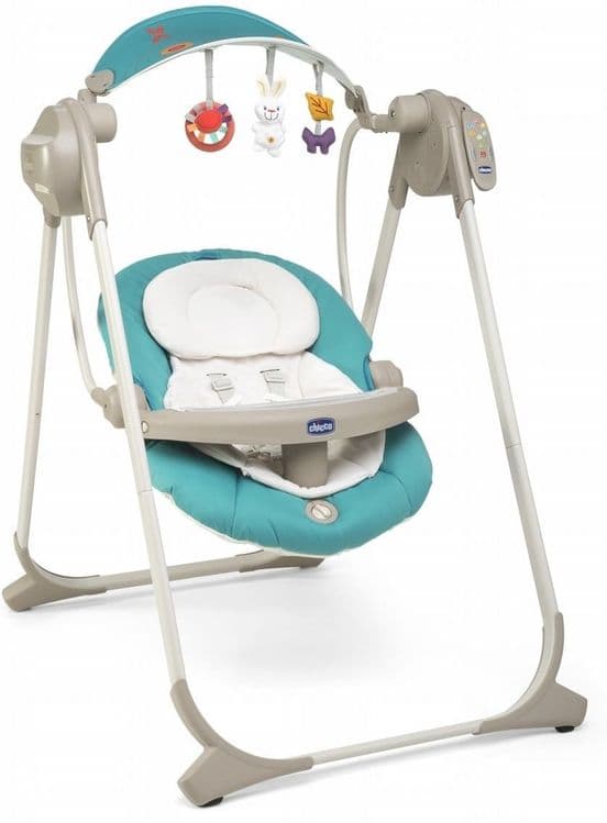 Kreslo Kachelya Кресло Качеля Chicco Polly swing up — 1