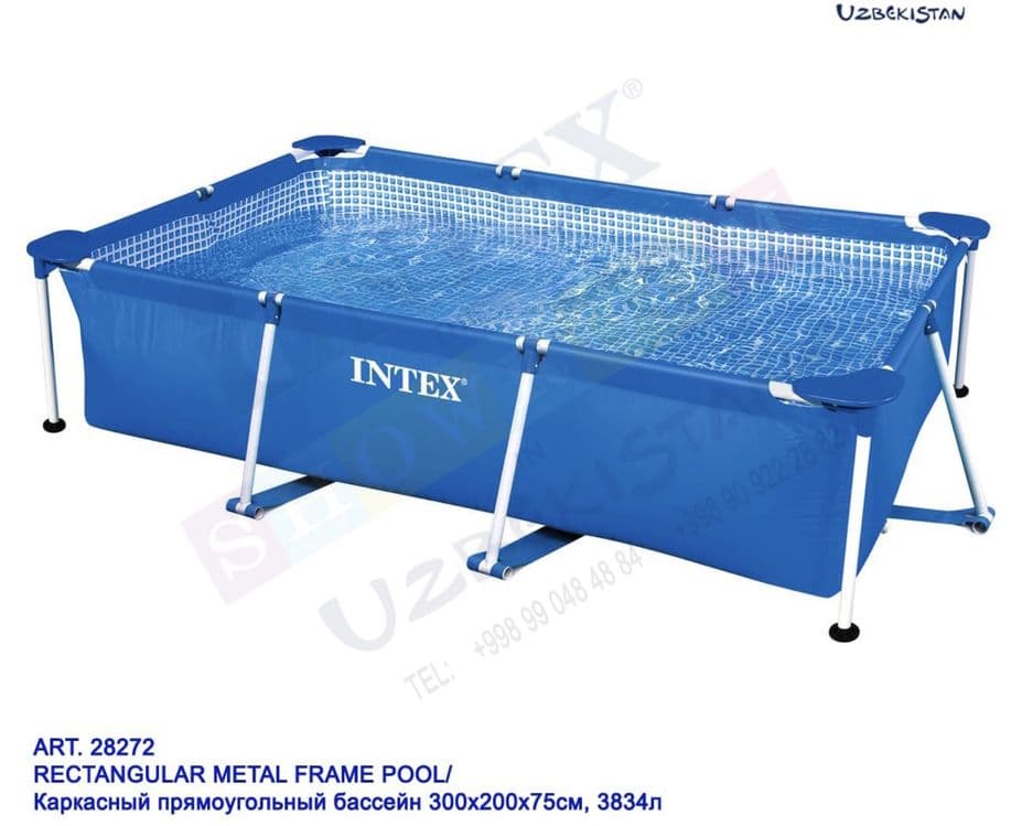 Вассейн Каркасный INTEX. 220/150/60smДоставка Есть — 3