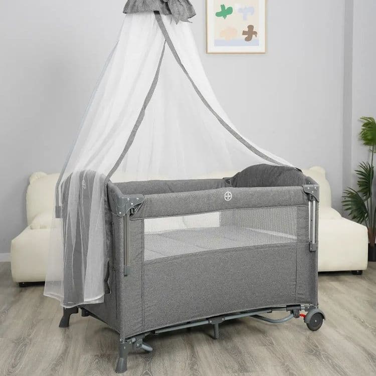 Манеж кровать 3в1 Cool baby Bolalar kravat belanchagi Manej bòladi 3v1 — 5
