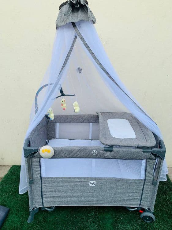 Манеж кровать 3в1 Cool baby Bolalar kravat belanchagi Manej bòladi 3v1 — 8
